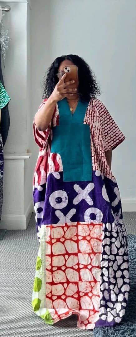 Adire bubu gown for all sizes.