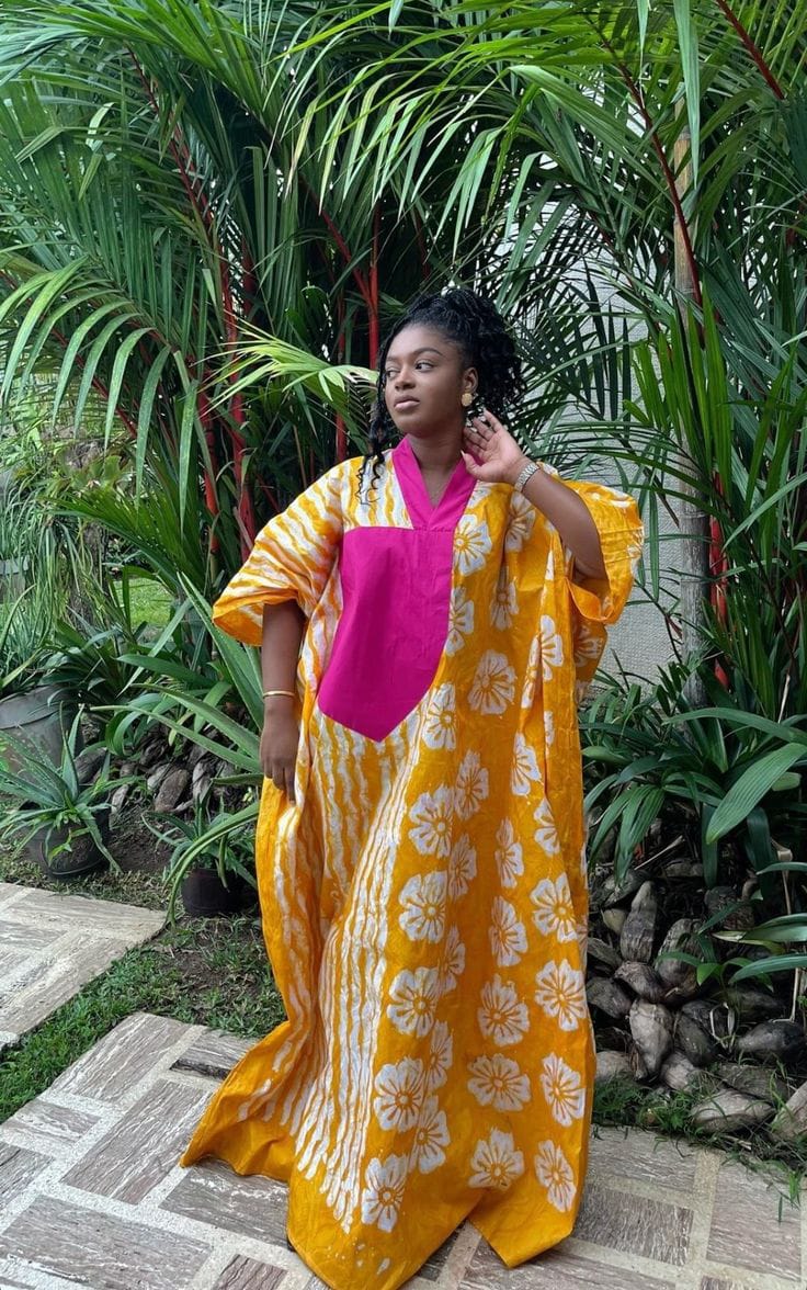 Ankara bubu gown