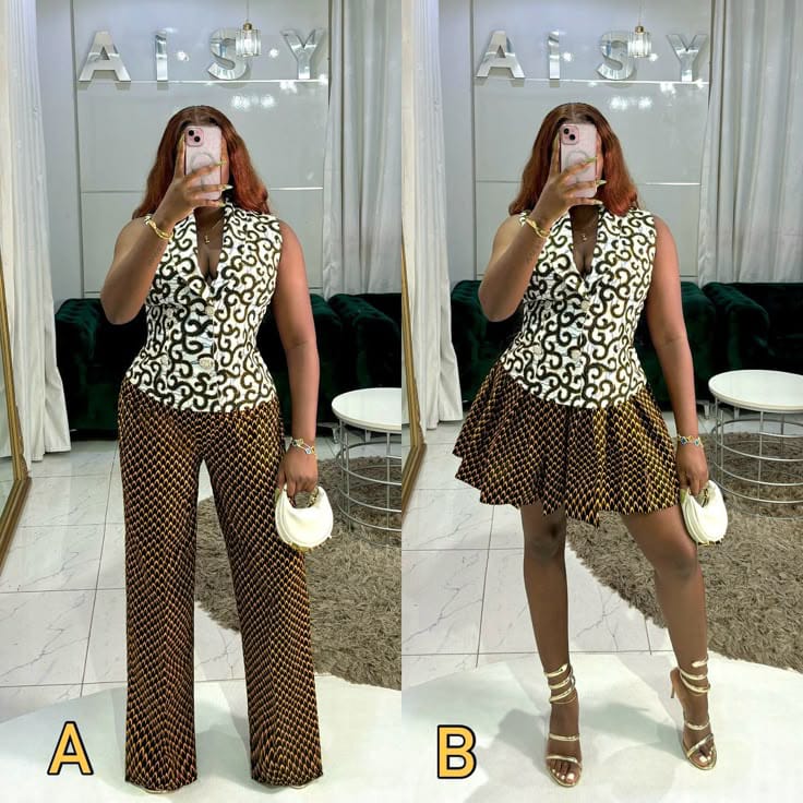 African Women Skirt Set Fashion