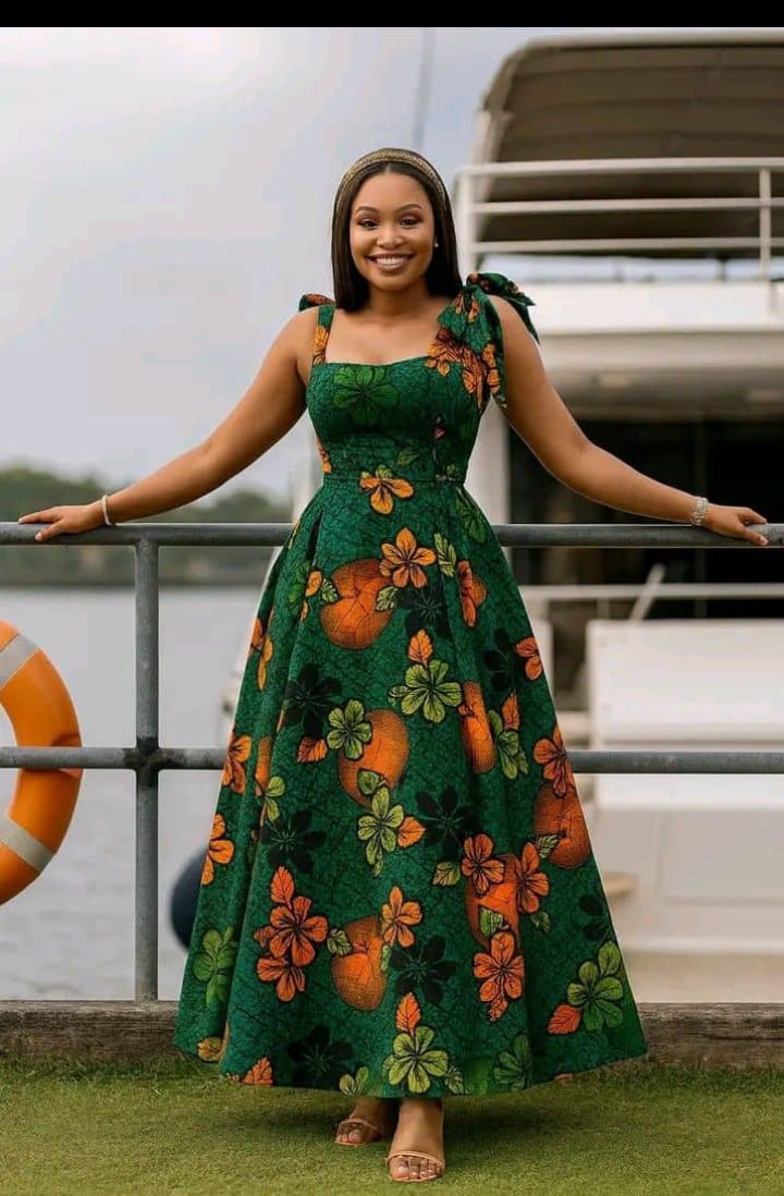 Luxury African dress Designed for traditional ceremonies,