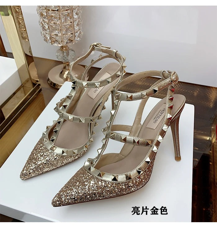 Luxury Women's sandals Summer Gladiator Sandals With Ankle Strap