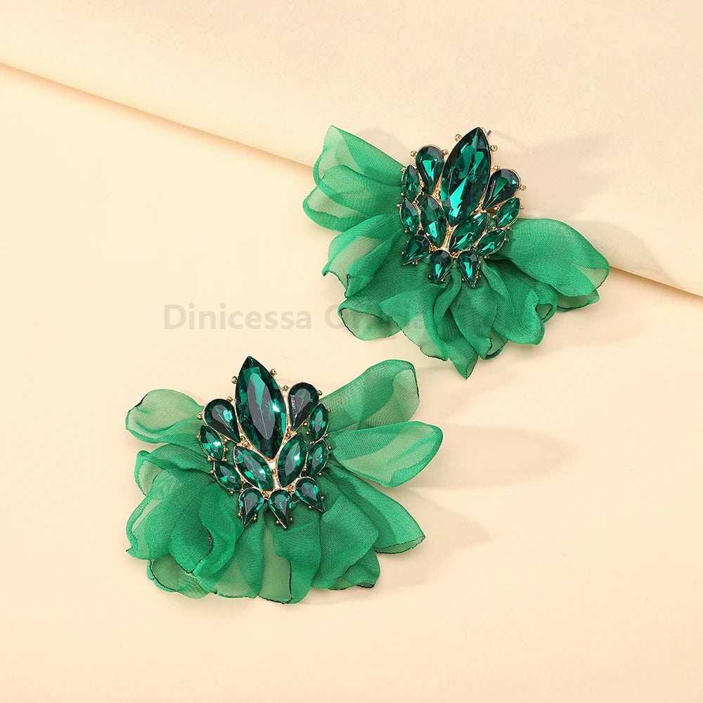 Bohemian Big Earrings Charming Elegant Ethnic Handmade.