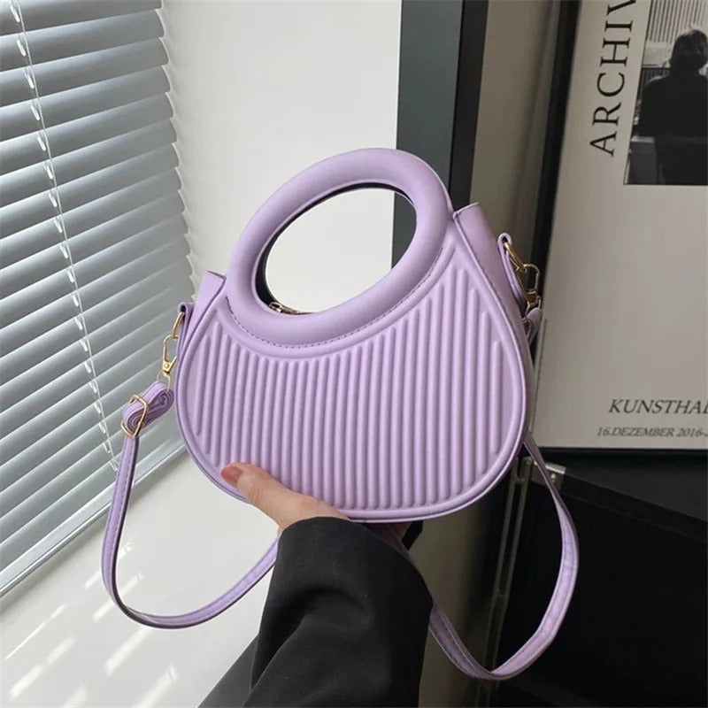 Synthetic Leather Handbag, Purse, Luxury Look Shoulder Bag for Everyday Use.