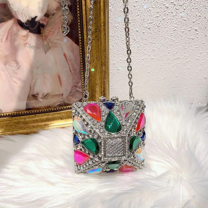 Bling Shiny Mini Bag Rhinestones Diamond Evening Bag