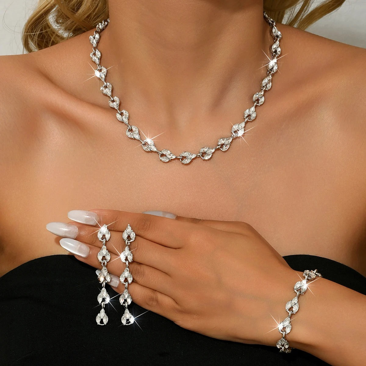 Cross border popular exquisite set of crystal