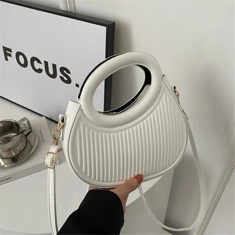 Synthetic Leather Handbag, Purse, Luxury Look Shoulder Bag for Everyday Use.