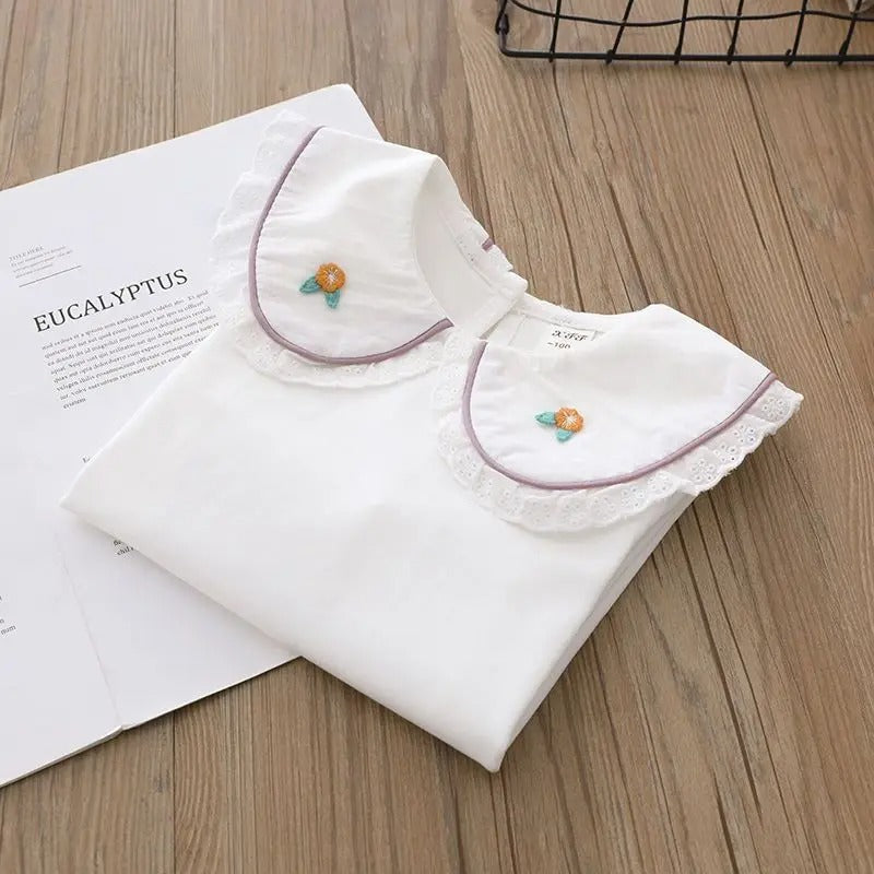 Cute Long Sleeve Y2k Top Kids Clothes Children's Clothing Girls Shirts.