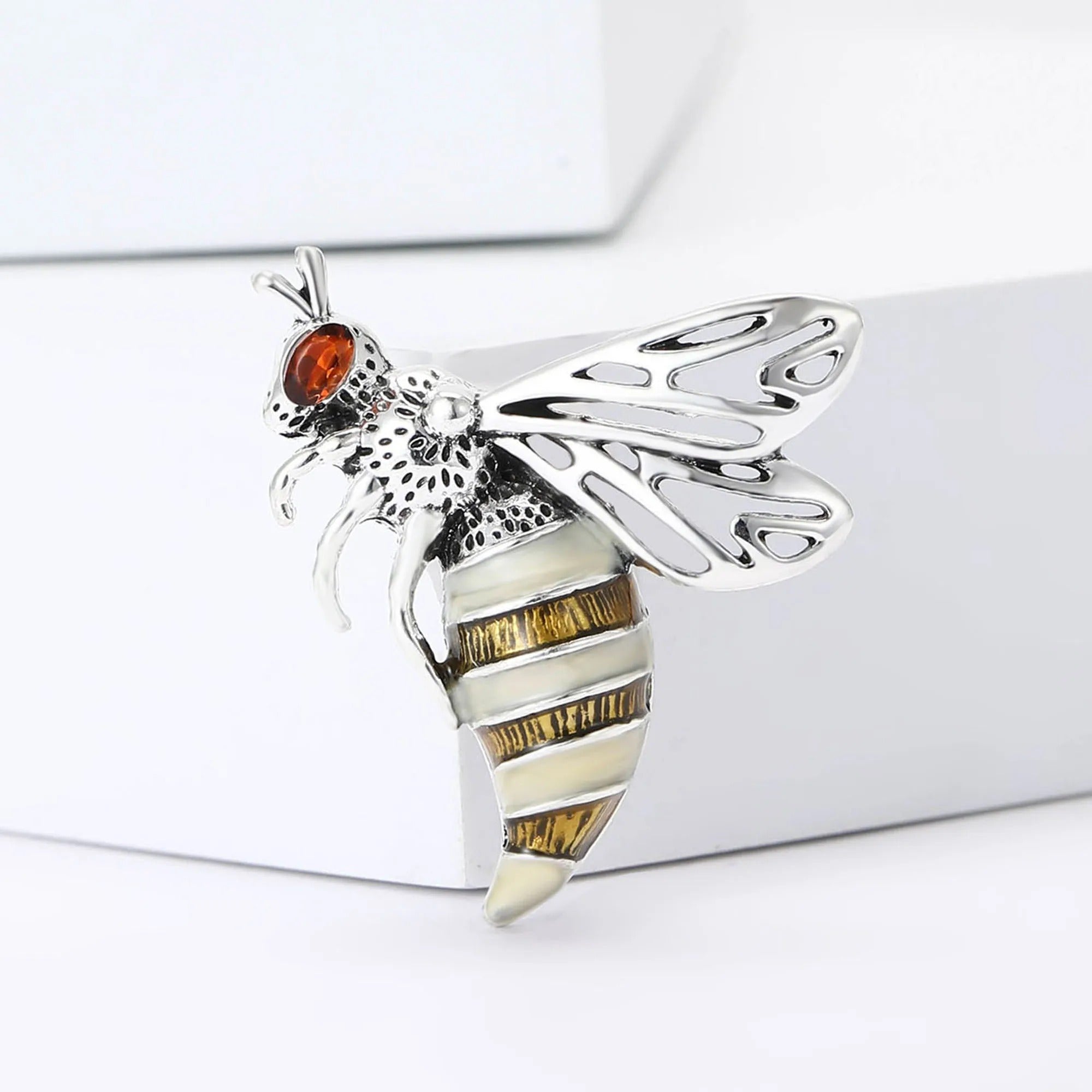 Rhinestone Bee Brooches for Women