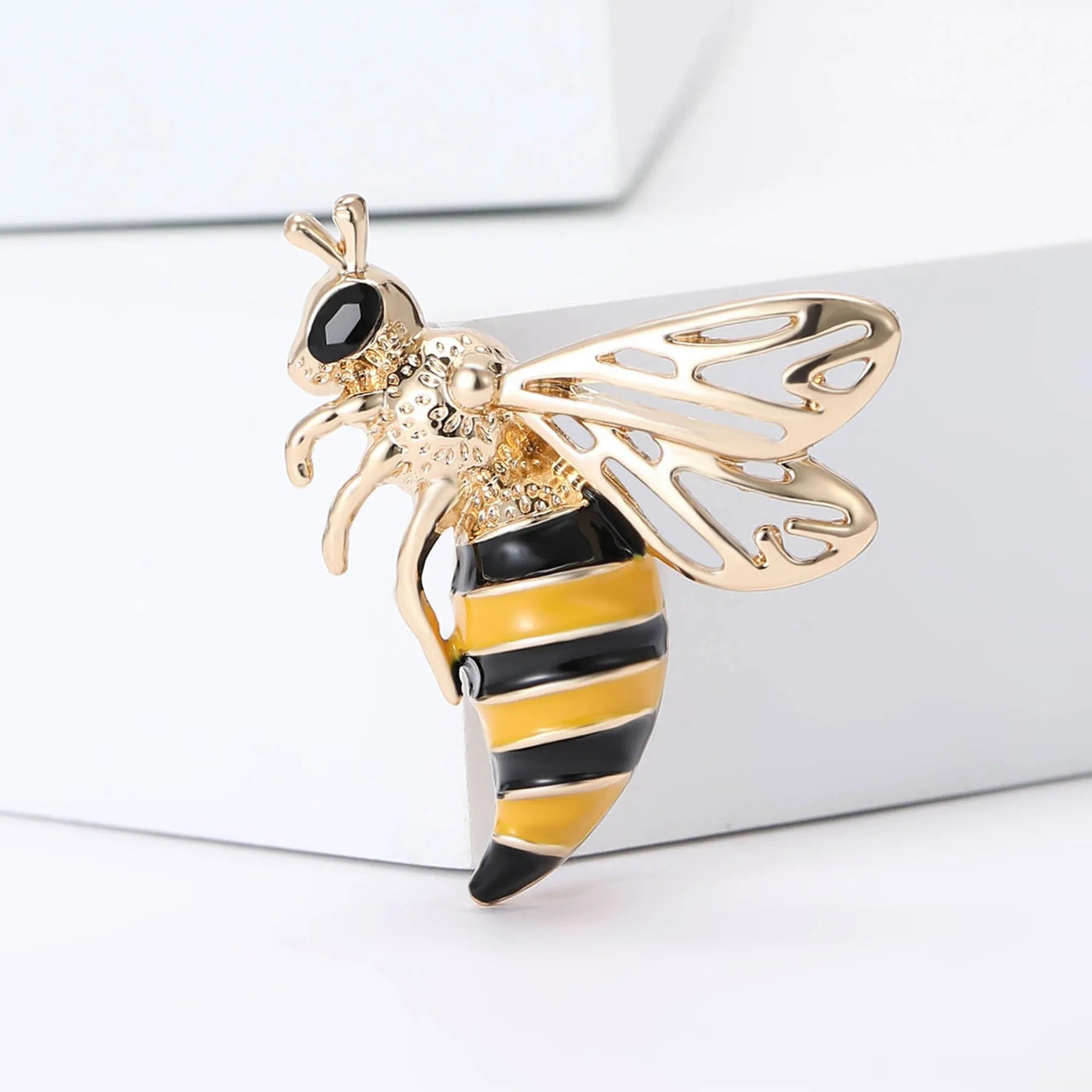 Rhinestone Bee Brooches for Women