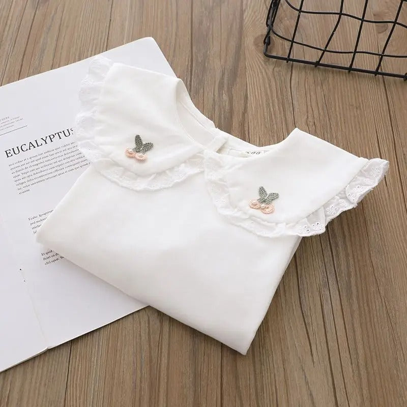 Cute Long Sleeve Y2k Top Kids Clothes Children's Clothing Girls Shirts.