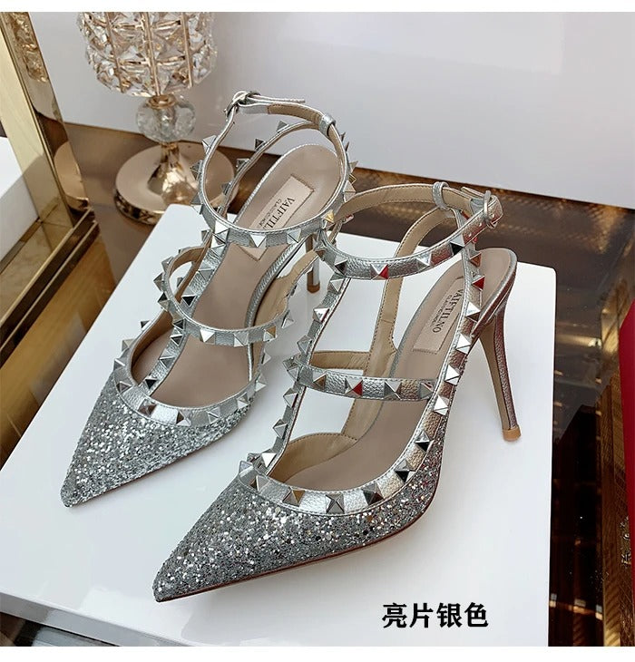 Luxury Women's sandals Summer Gladiator Sandals With Ankle Strap