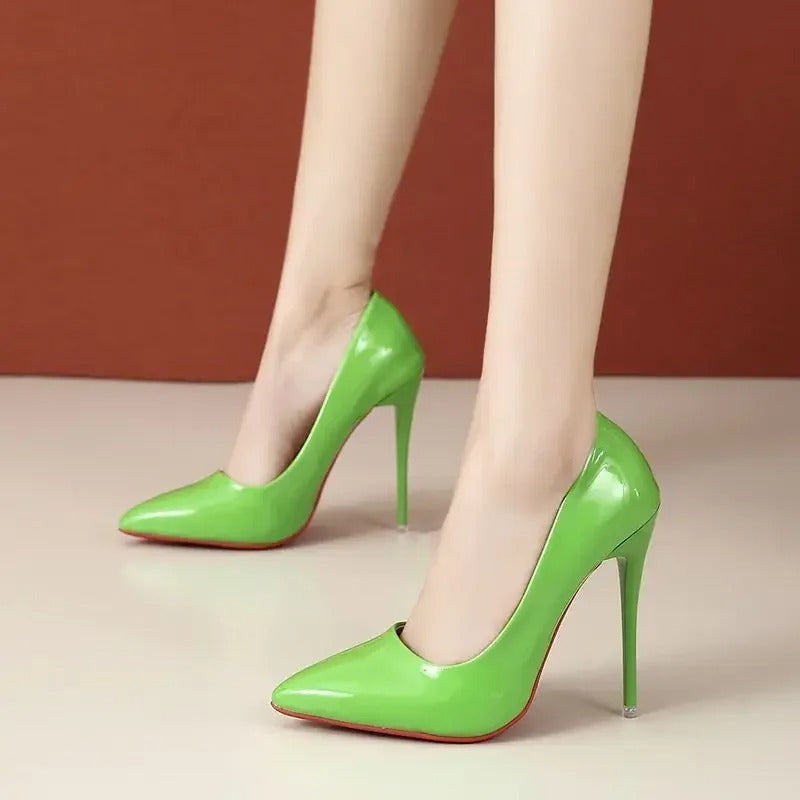 Fashion High Heels 35-45 Plus Size Women Shoes 12cm Thin Stiletto
