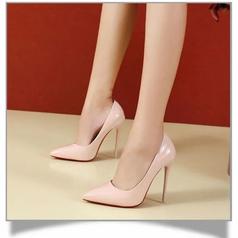 Fashion High Heels 35-45 Plus Size Women Shoes 12cm Thin Stiletto