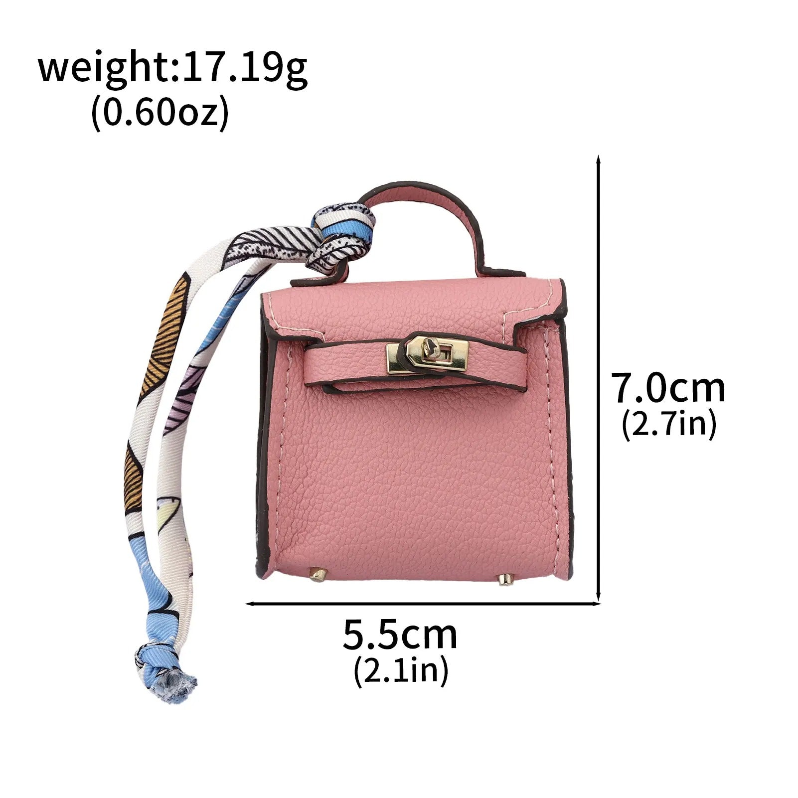 Hanging Ribbon Bag Charms Keychain for Women