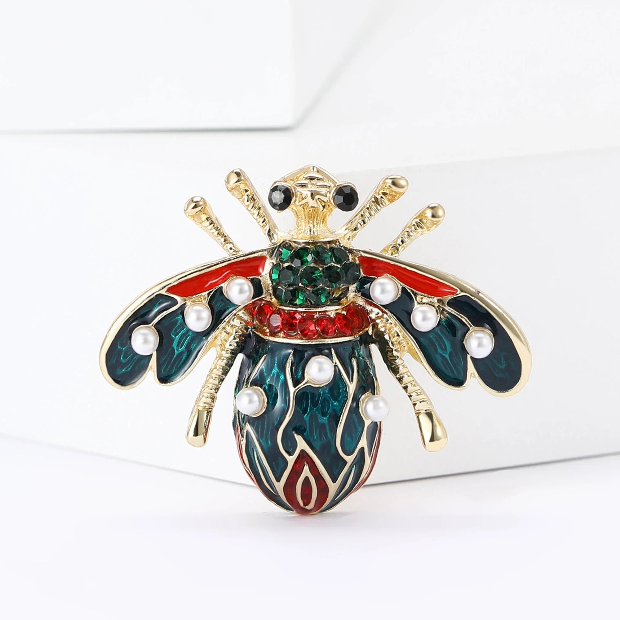 Rhinestone Bee Brooches for Women