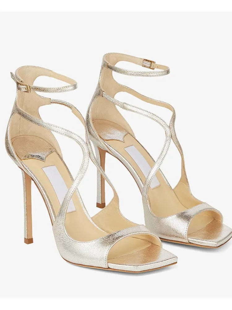 Summer New Fashionable High-heeled Women's Open Toed