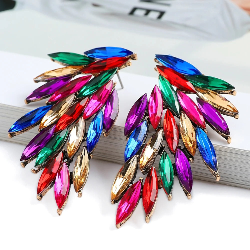 Crystal Stud Earrings For Women