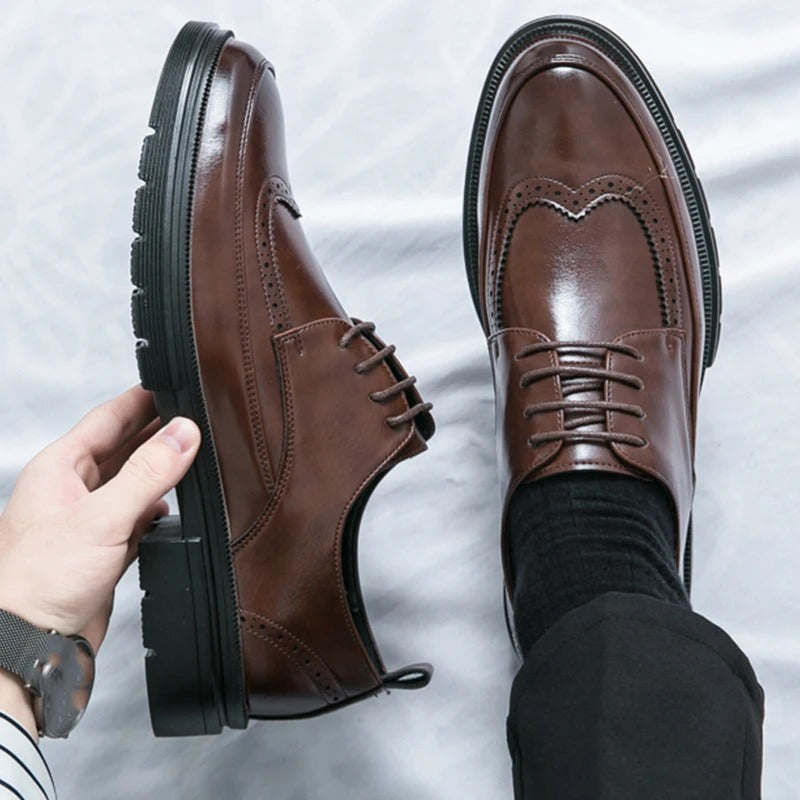 Men's Dress Shoes Fashion Office Business Leather Shoes