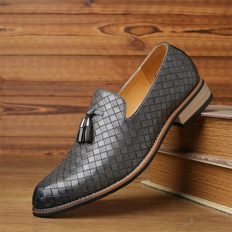 Men Luxury Casual Shoes Autumn Leather Loafers Office