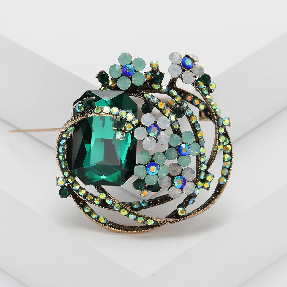 Flower Pins Banquet Party Backpack Brooches