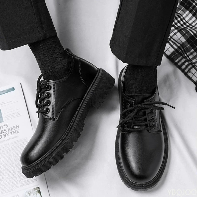 Simple Comfortable Anti slip Wear resistant Round Head Men's Shoes