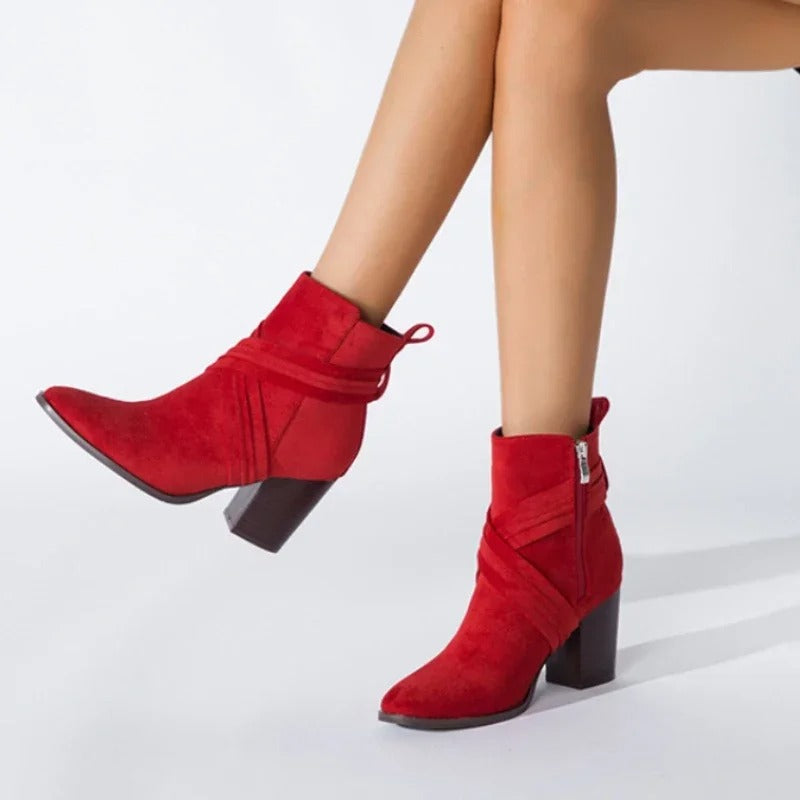 Ankle Boots for Women New Fashion Woman Autumn Pointed Toe