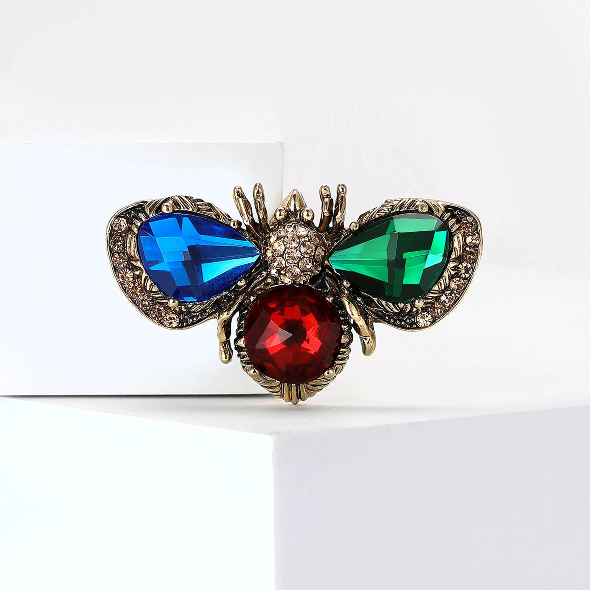 Rhinestone Bee Brooches for Women