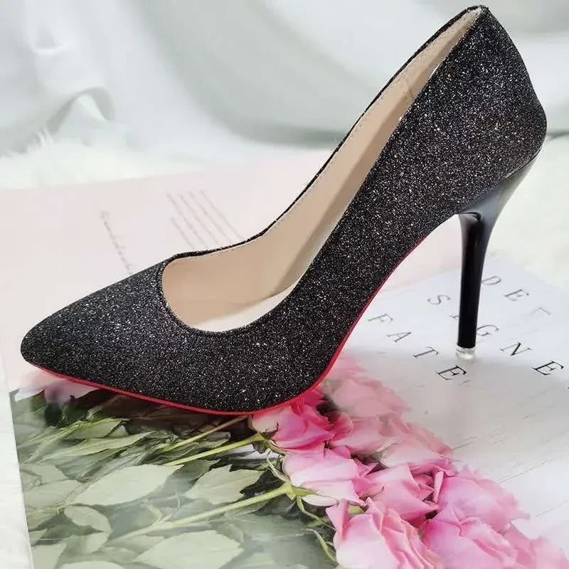 Fashion High Heels 35-45 Plus Size Women Shoes 12cm Thin Stiletto