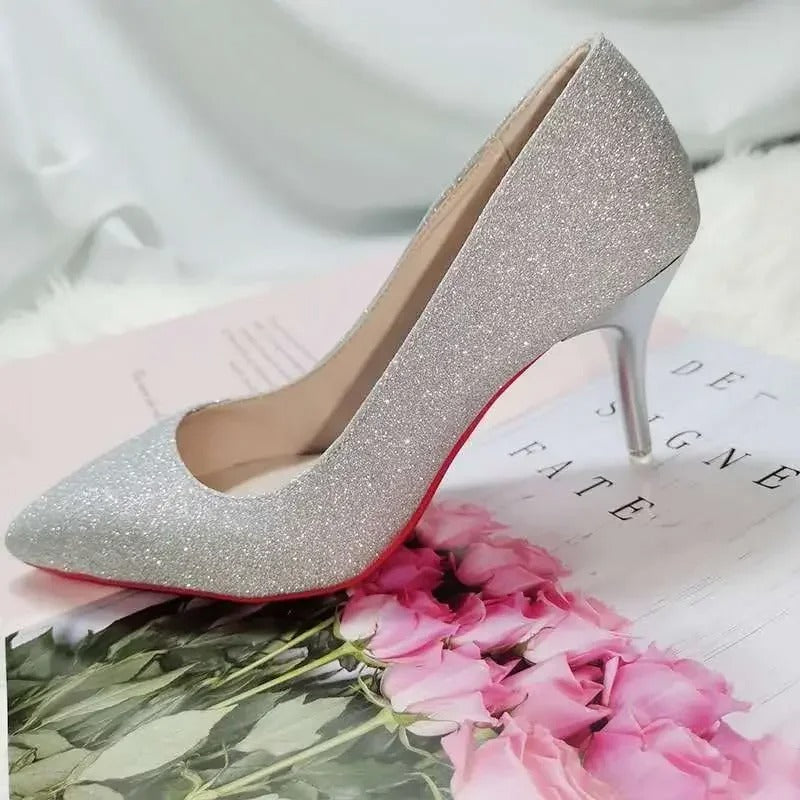 Fashion High Heels 35-45 Plus Size Women Shoes 12cm Thin Stiletto