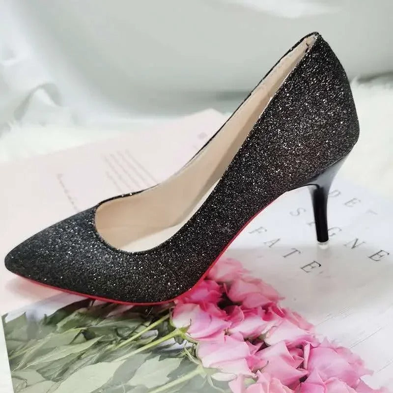 Fashion High Heels 35-45 Plus Size Women Shoes 12cm Thin Stiletto