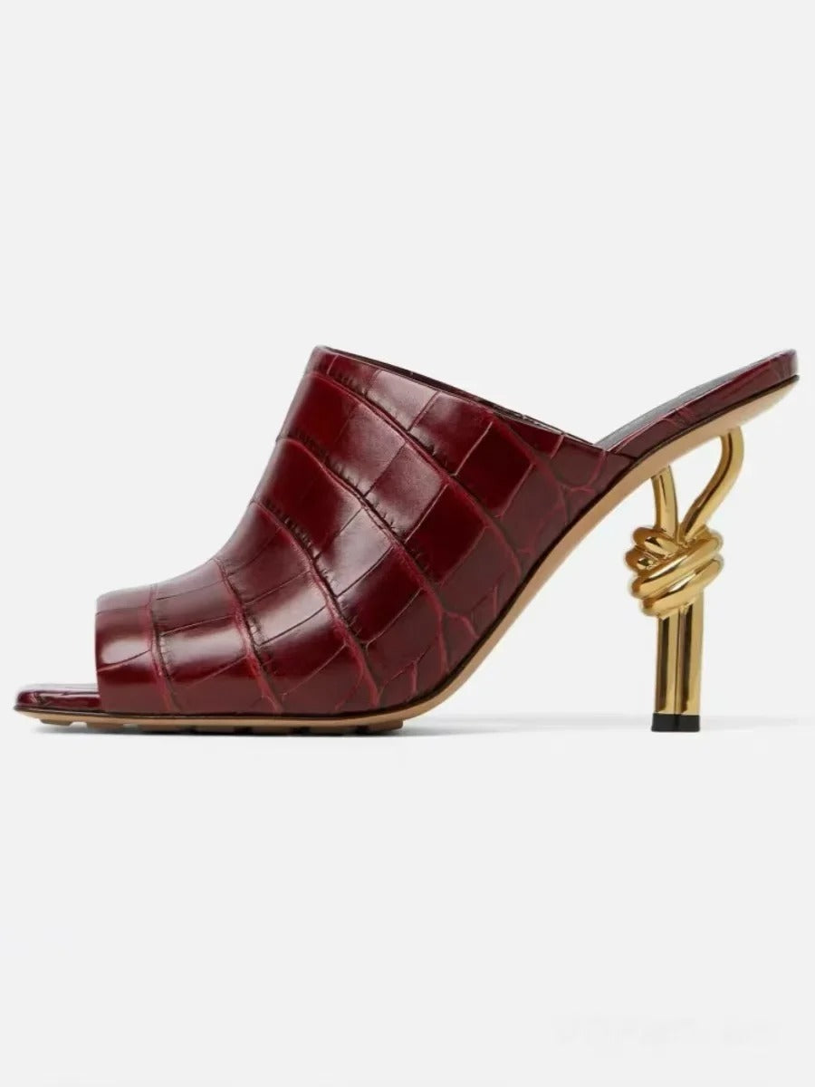 European and American Summer High Quality Irregular High Heel