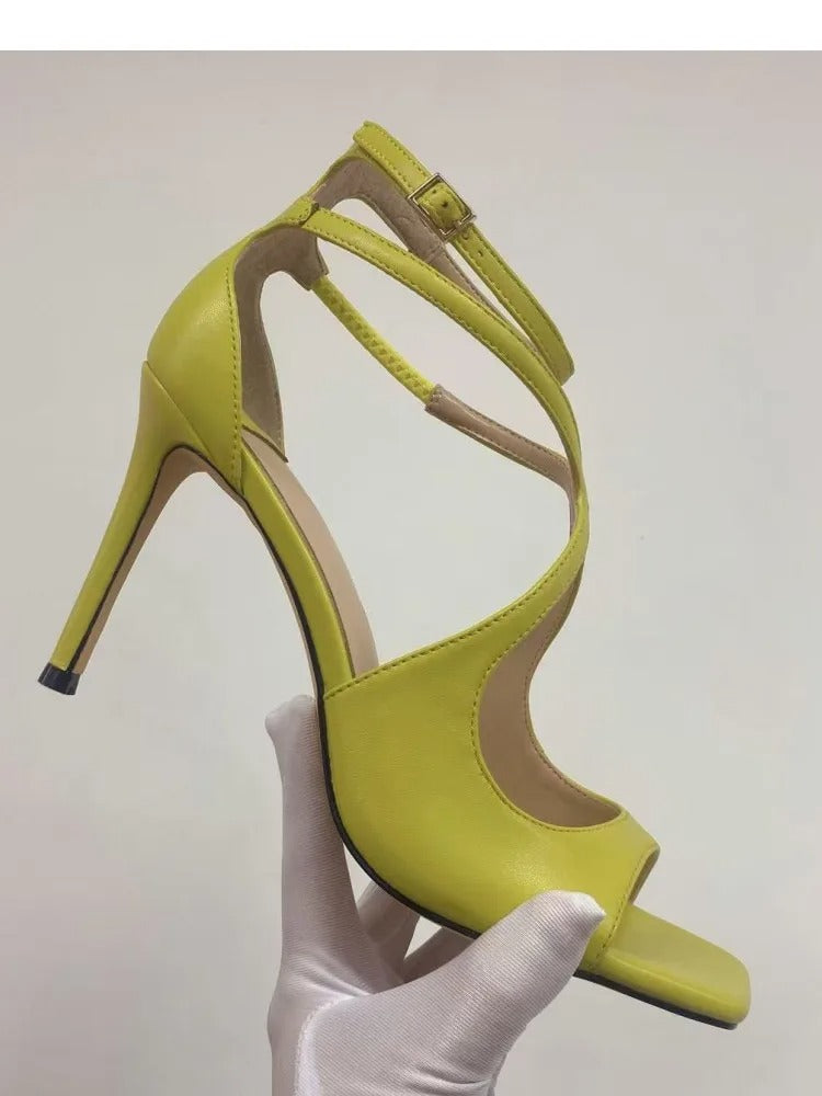 Summer New Fashionable High-heeled Women's Open Toed