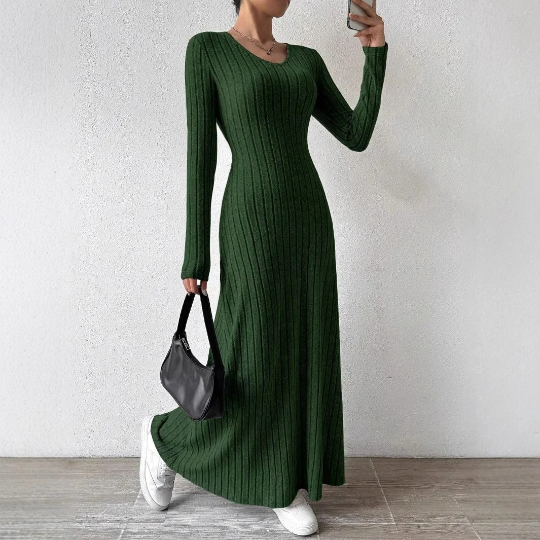 Knitted Maxi Dress Women