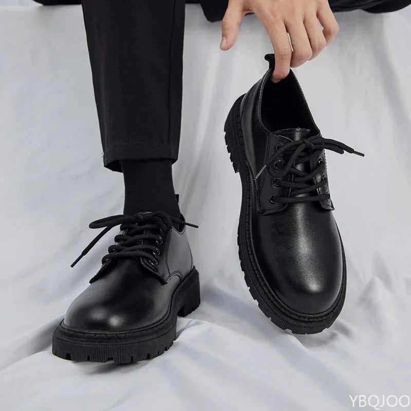 Simple Comfortable Anti slip Wear resistant Round Head Men's Shoes