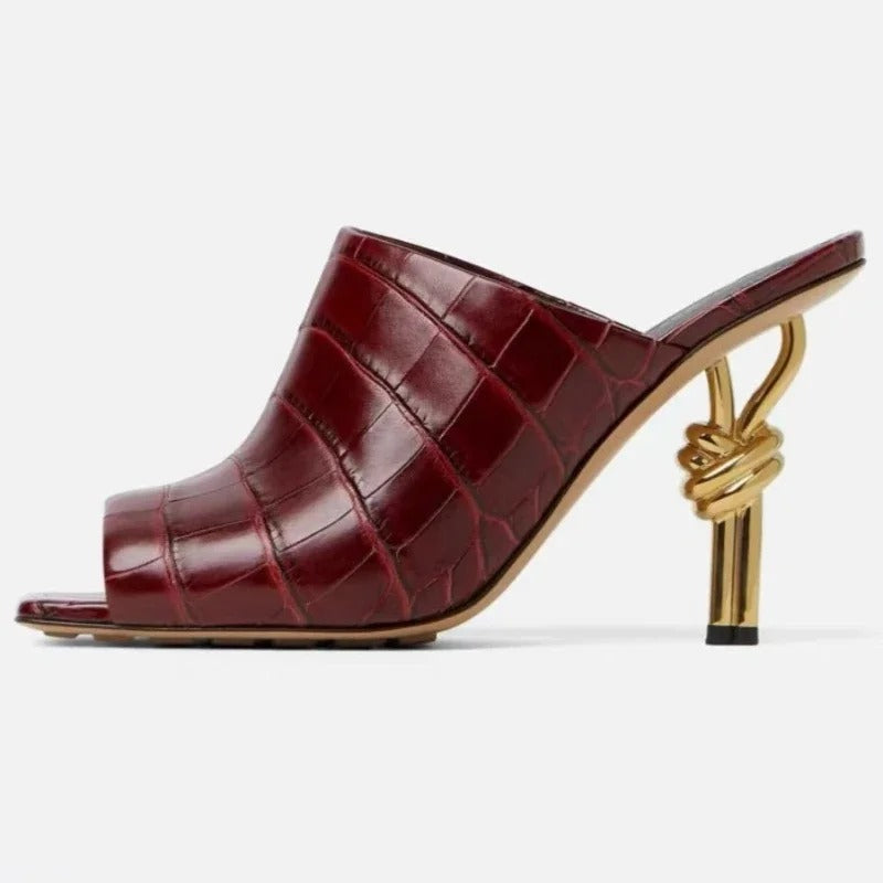 European and American Summer High Quality Irregular High Heel