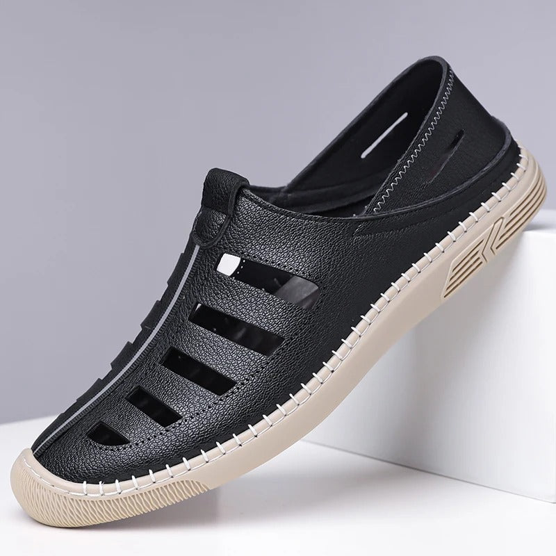 Sandals Man Beach Shoes Fashion Outdoor British Style Walking Loafers Male