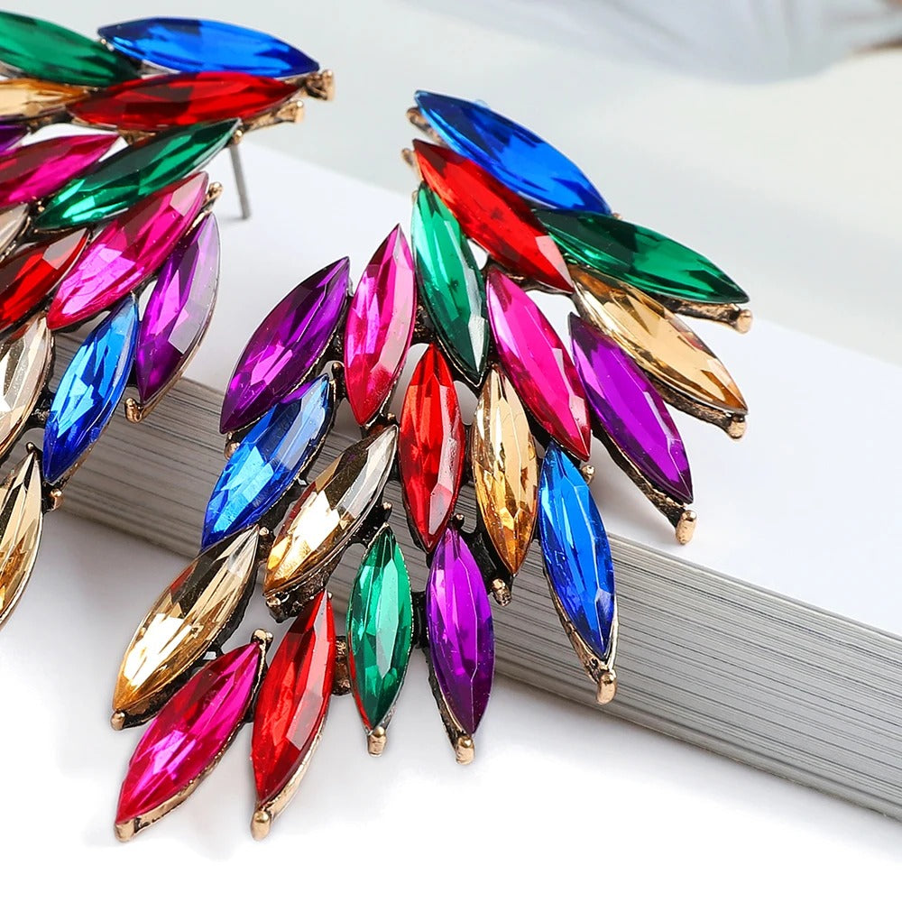 Crystal Stud Earrings For Women