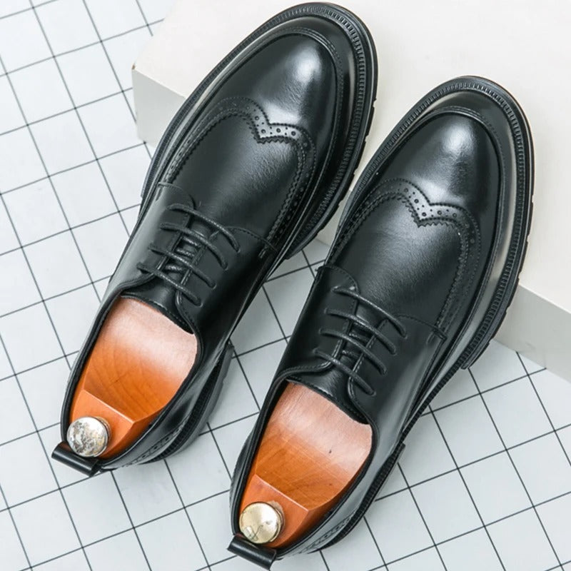 Men's Dress Shoes Fashion Office Business Leather Shoes
