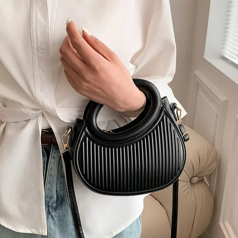 Synthetic Leather Handbag, Purse, Luxury Look Shoulder Bag for Everyday Use.