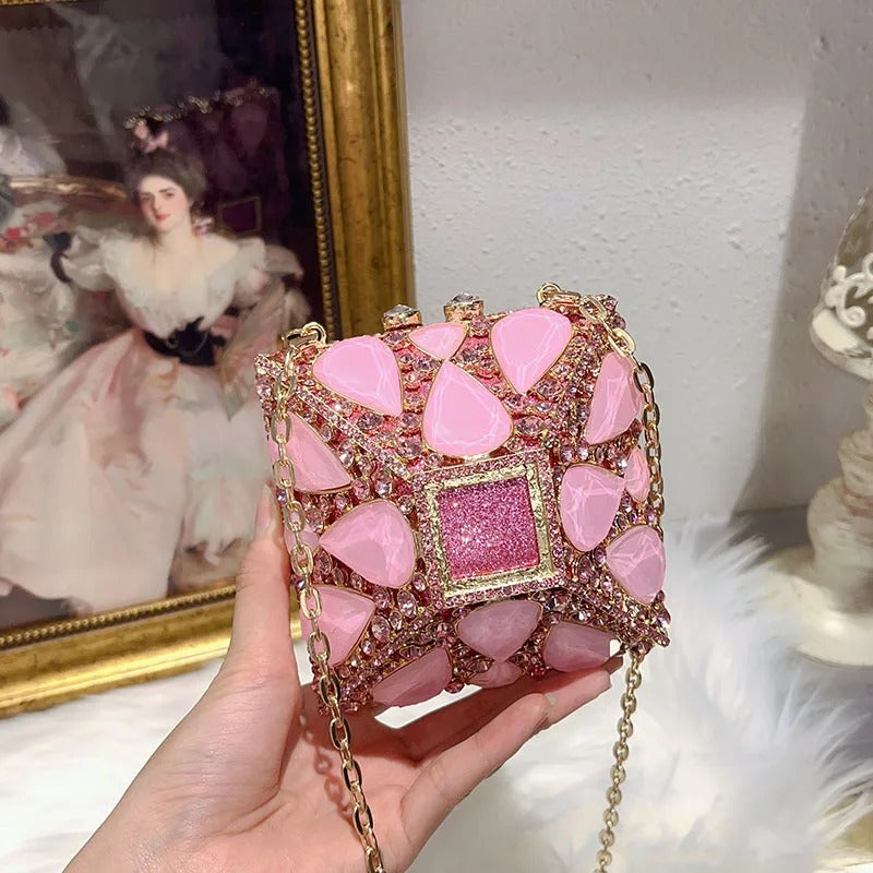 Bling Shiny Mini Bag Rhinestones Diamond Evening Bag