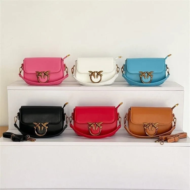 Handheld Tote Fashion Versatile Shoulder Crossbody Small Square Purse Elegant.