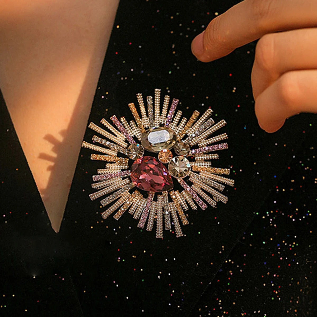 Droplet brooch Fashion Dressing