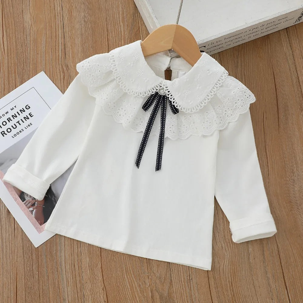Cute Long Sleeve Y2k Top Kids Clothes Children's Clothing Girls Shirts.