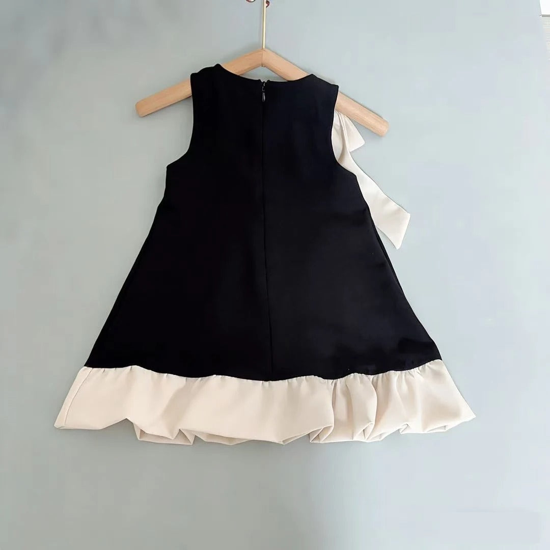 Children's Sleeveless Dress Fashionable Loose Versatile Girl Princess Style.