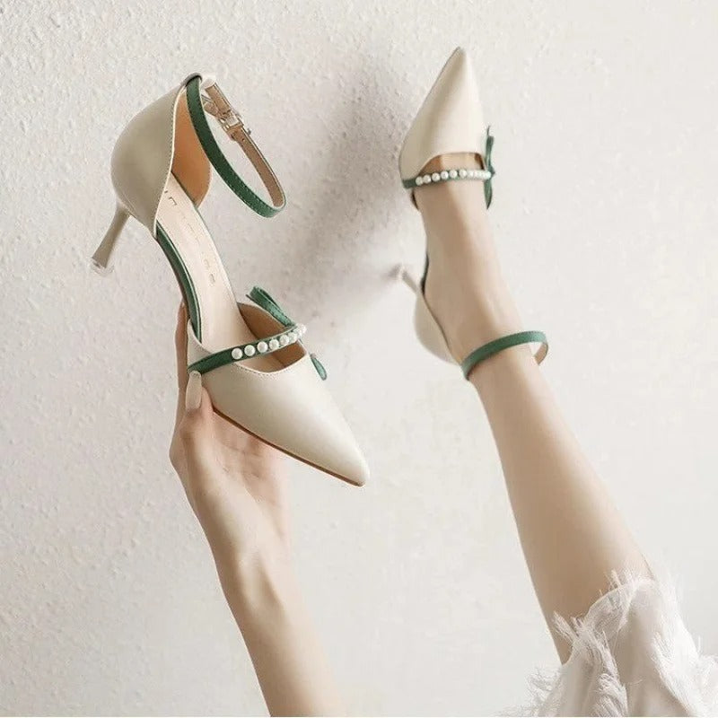 White high heels, women's summer 2026 new