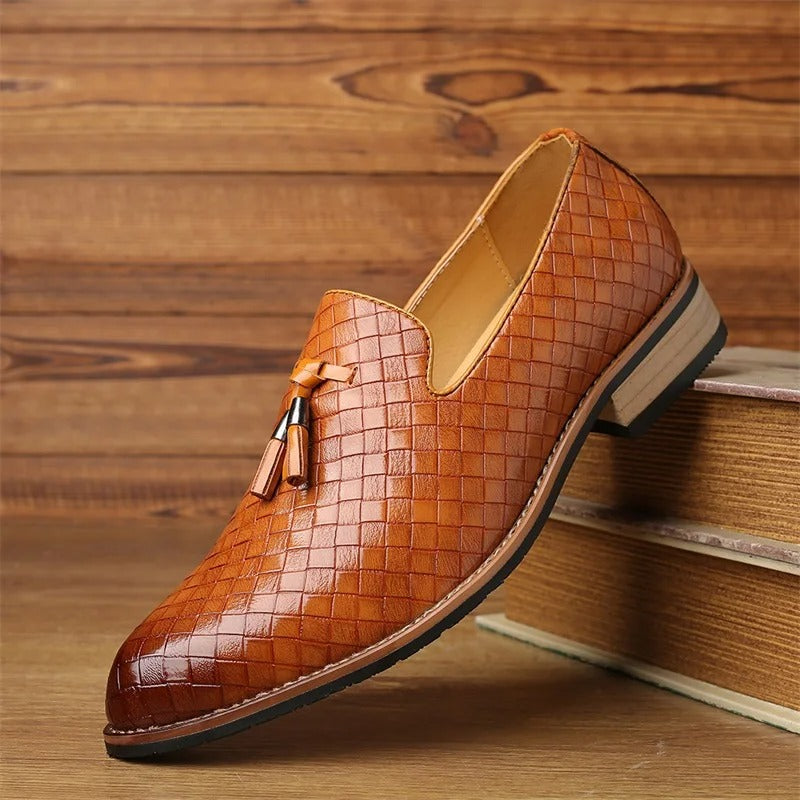 Men Luxury Casual Shoes Autumn Leather Loafers Office