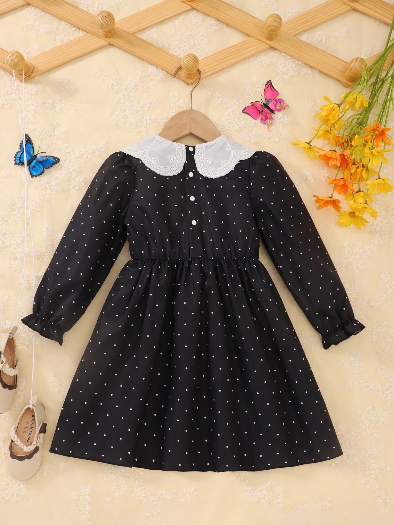 Polka Dot Print for Little Girls.