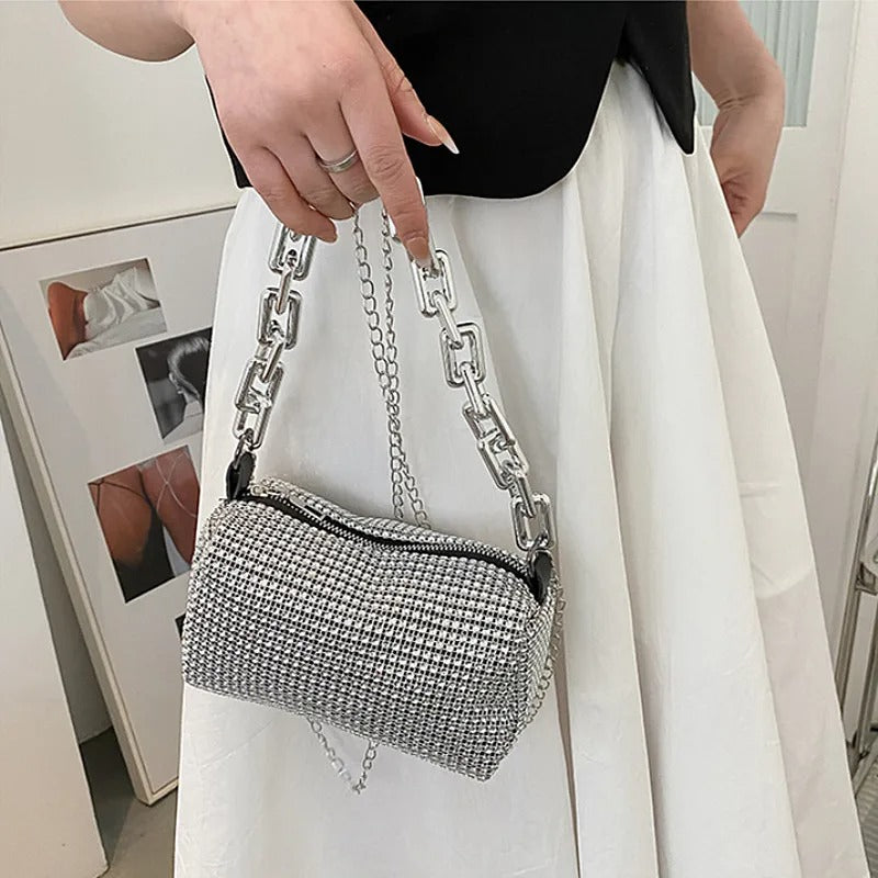 Glitter Chain Prom Purse,