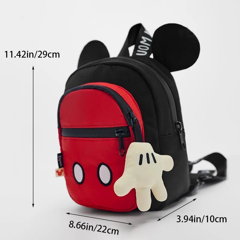 Mickey Backpack Three Layer Disney Schoolbag