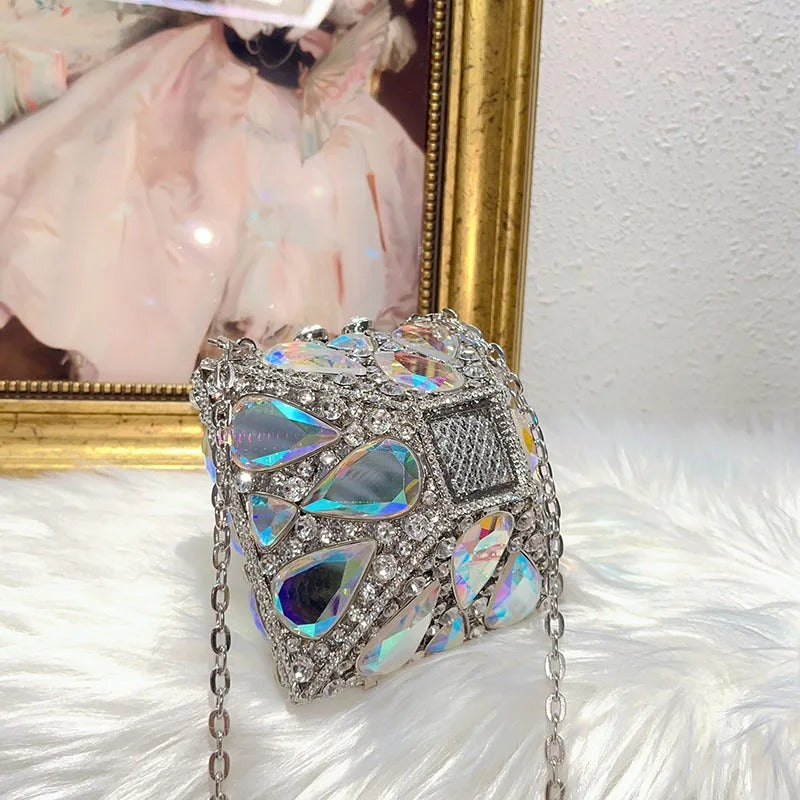 Bling Shiny Mini Bag Rhinestones Diamond Evening Bag